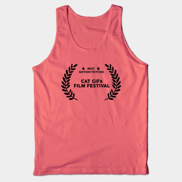 Cat Gifs Film Festival Winner : Best Motion Picture Tank Top by parazitgoodz